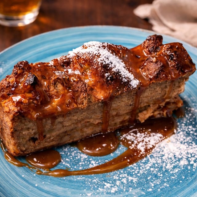 Mango Bread Pudding.