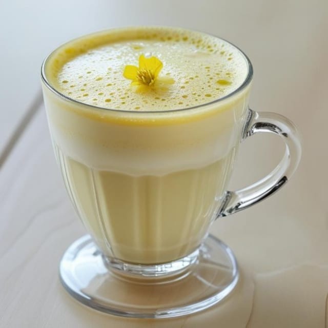 Elderflower Cream Latte.
