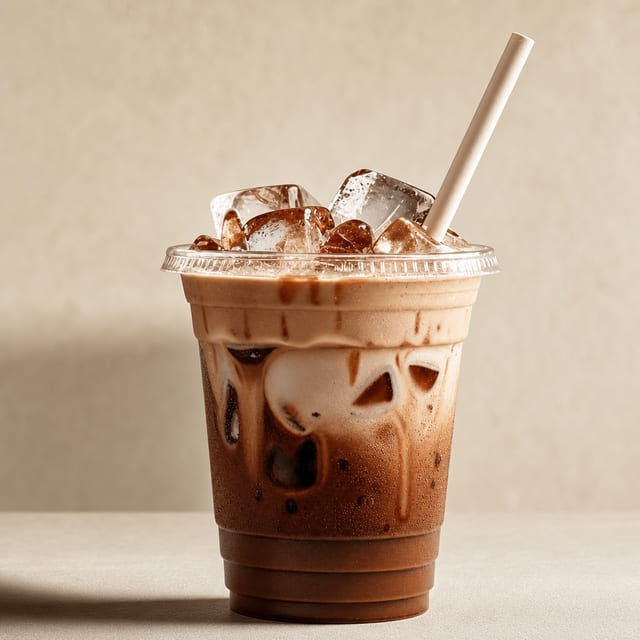 Iced Strawberry Mocha.