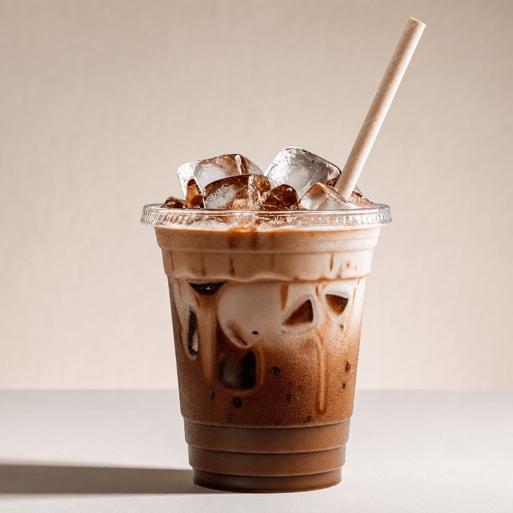 Iced Golden Toffee Espresso.