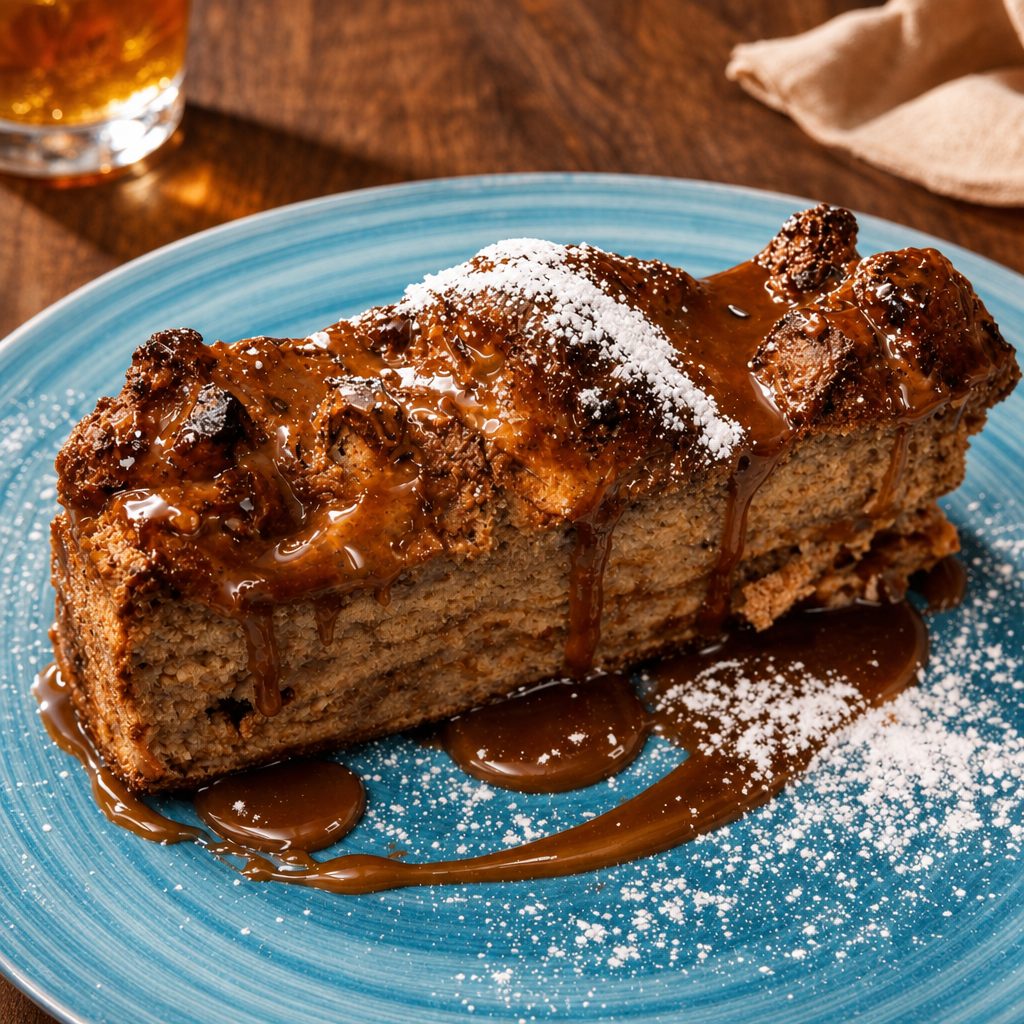 Mango Bread Pudding.